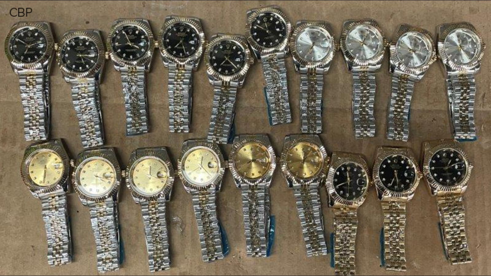 US Customs and Border Protection seize fake Rolex watches at JFK airport