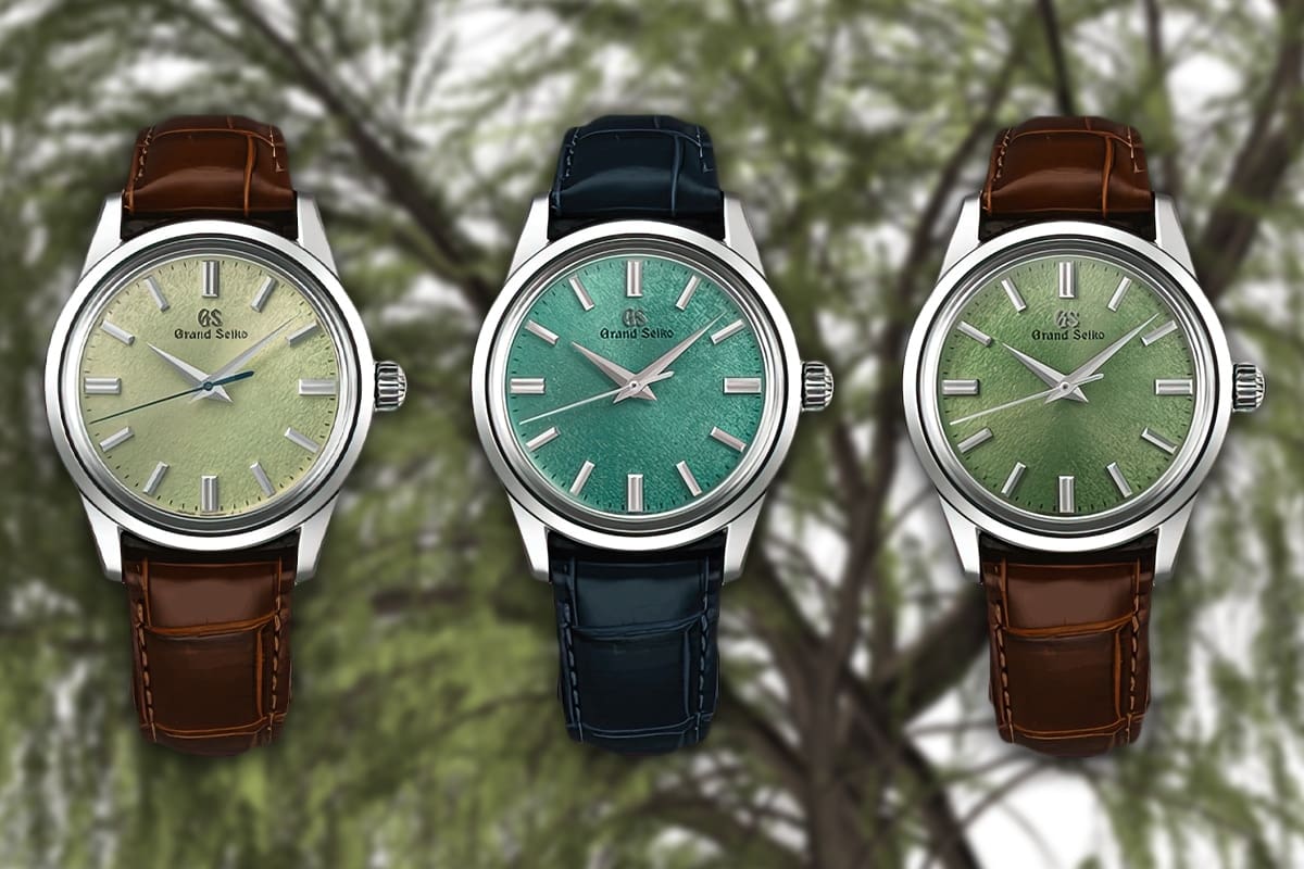 Introducing: Grand Seiko's time only trio of limited edition green machines  - Time and Tide Watches