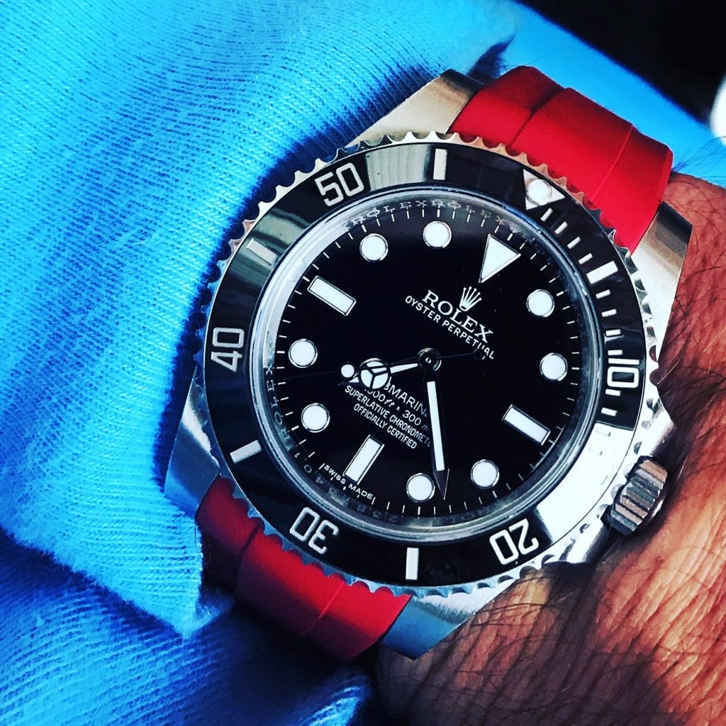 So shoot me, I like my Submariner on a rubber strap ¯\_(ツ)_/¯