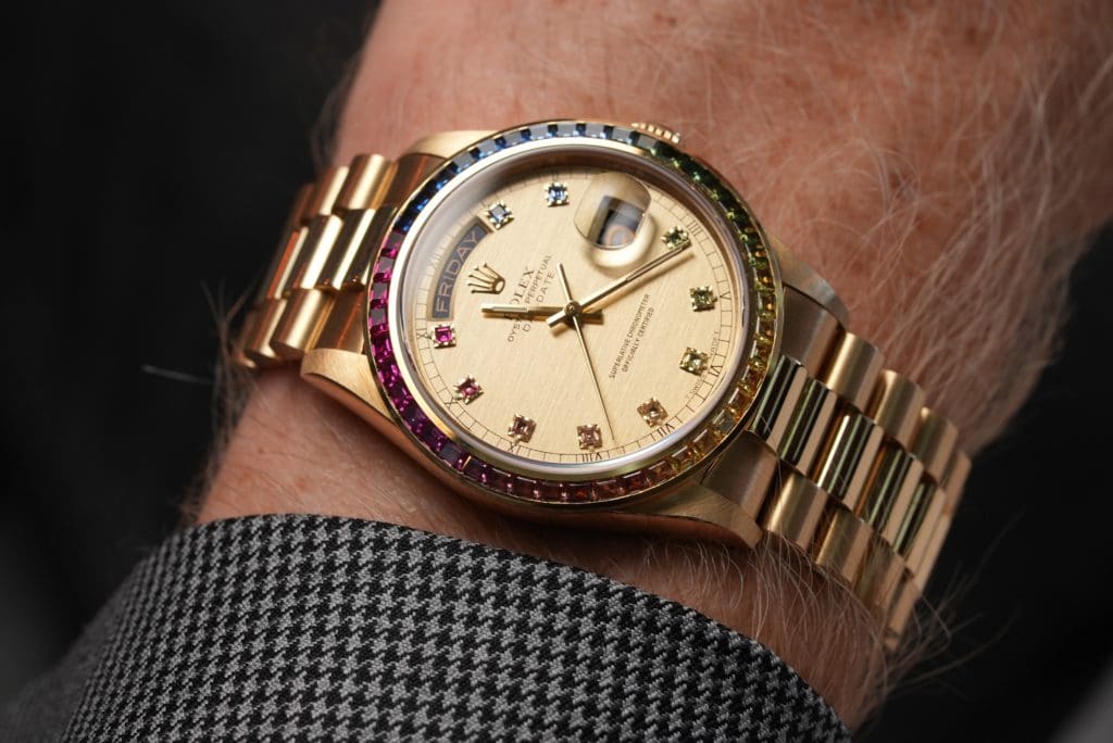 Some jaw-dropping new Girard-Perregaux, and what might be the first factory-set rainbow diamond bezel in the Rolex catalogue