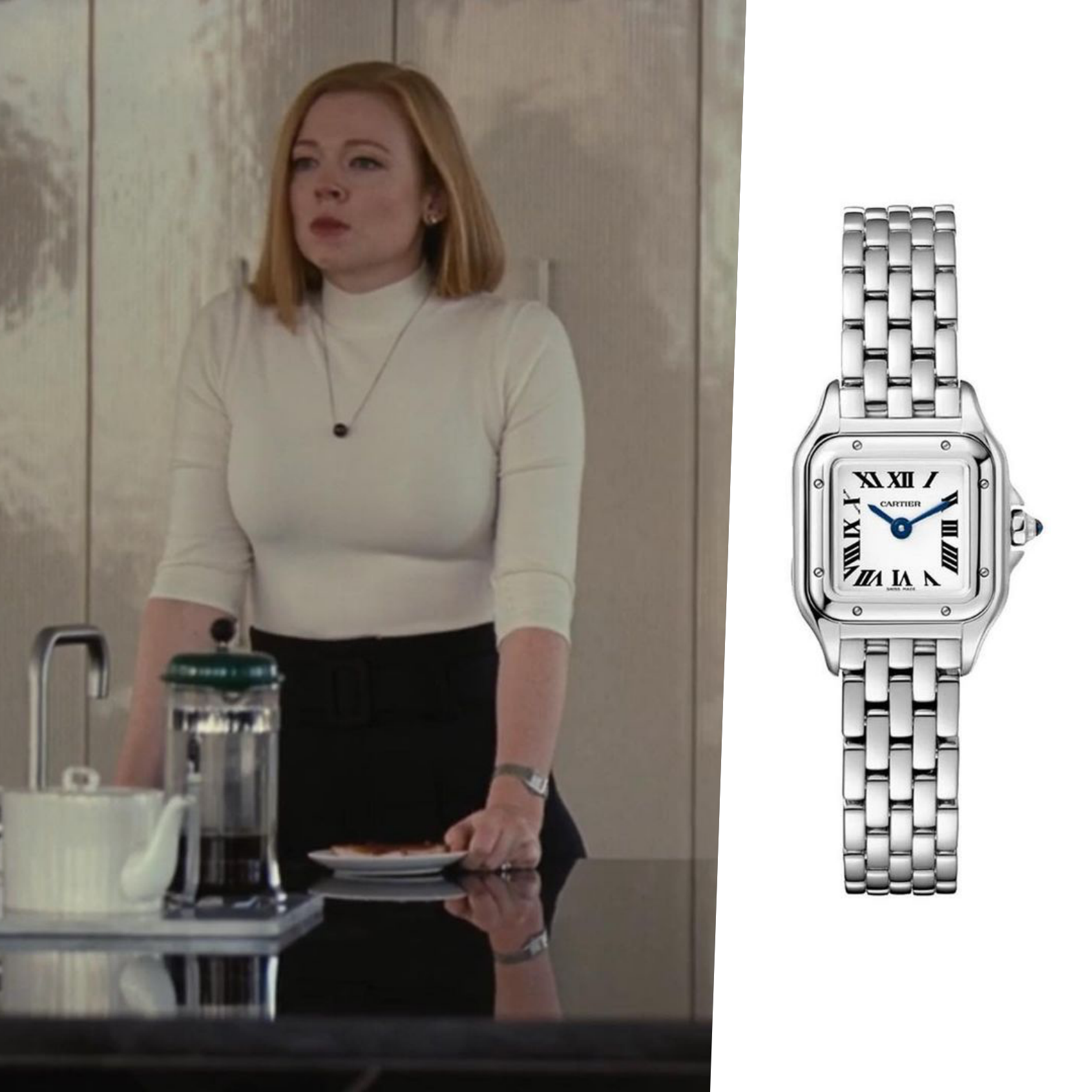 Cartier panthère watch with diamonds shiv Roy's watch | Succession  aesthetic, Roy, Style