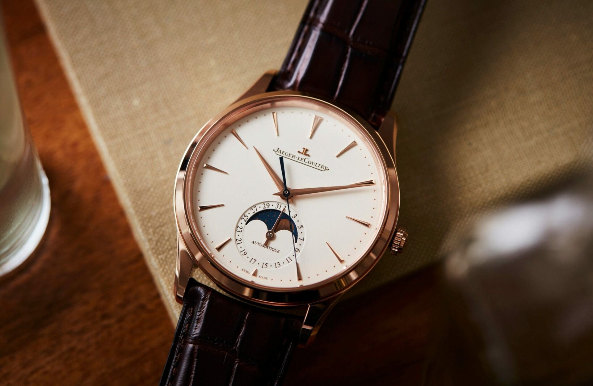 Hands On: Jaeger-LeCoultre Master Ultra Thin Moon in Pink Gold