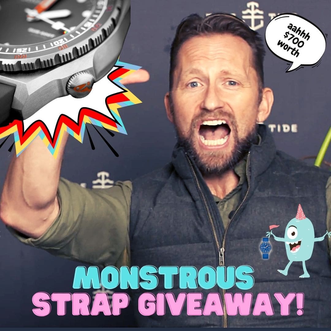 Win $700 worth of straps by telling us your favourite strap monster watch, and watching our silly video