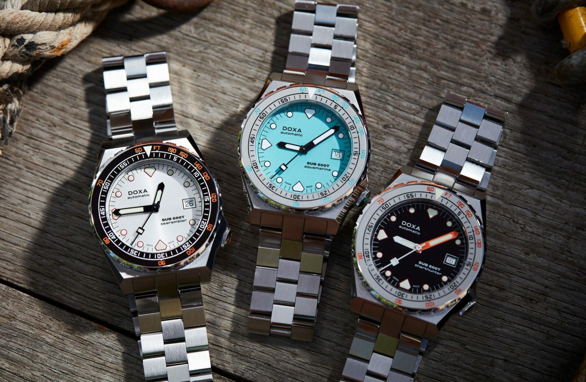 DOXA dives back into their 80s catalogue with the updated 600T collection
