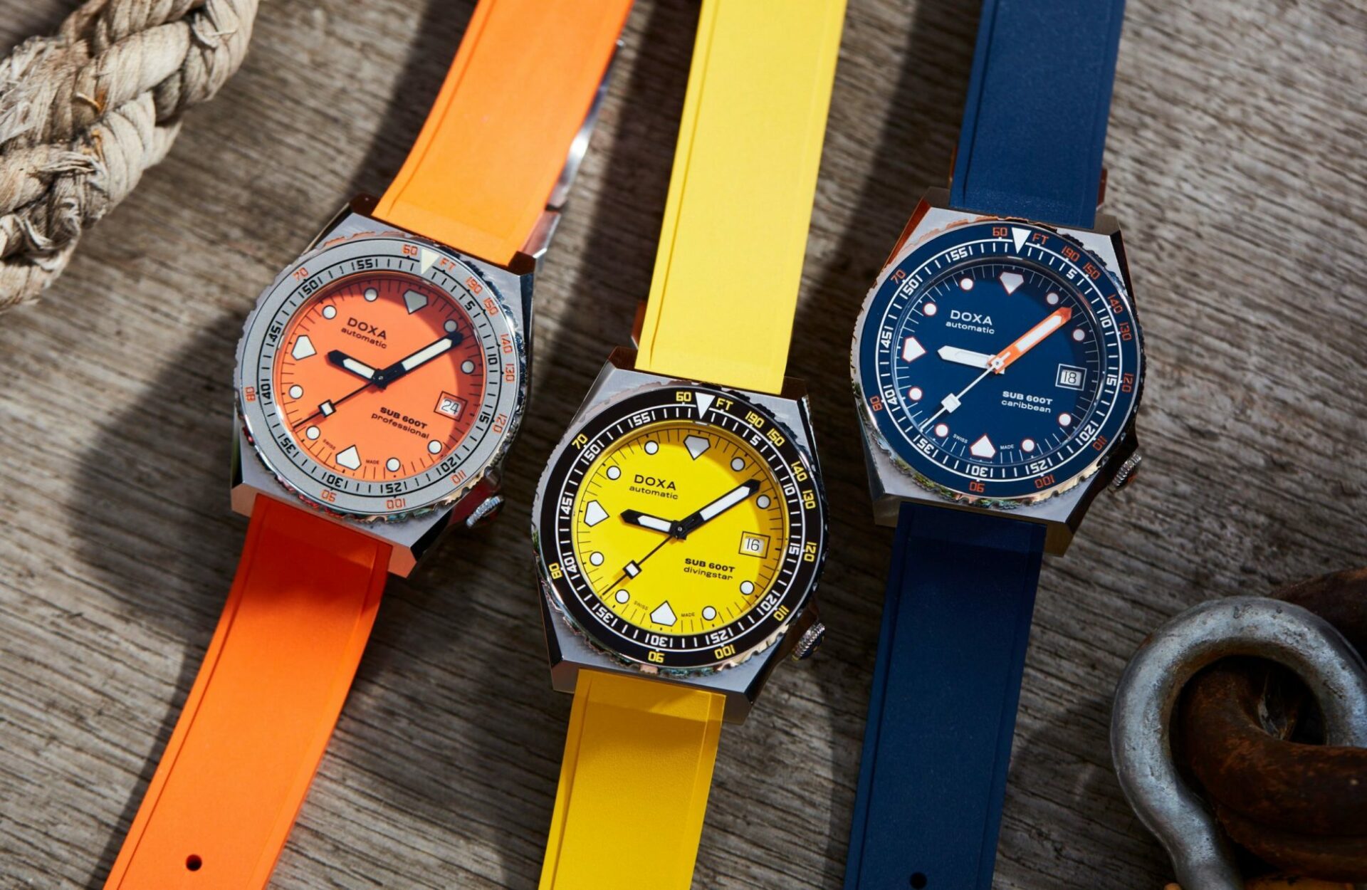 DOXA dives back into their 80s catalogue with the updated 600T collection