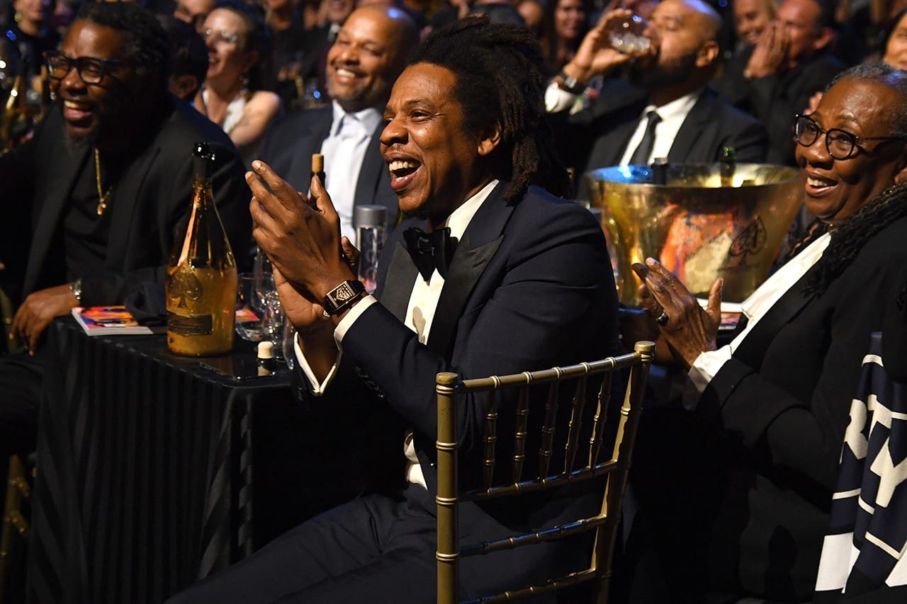 Jay-Z Wearing a JLC Reverso at Rock and Roll Hall of Fame Induction