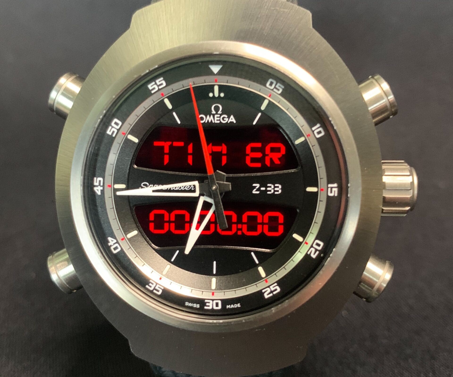 Spacemaster Z-33 Speedmaster Titanium Chronograph Watch 325.92.43.79.01.001  | OMEGA US®
