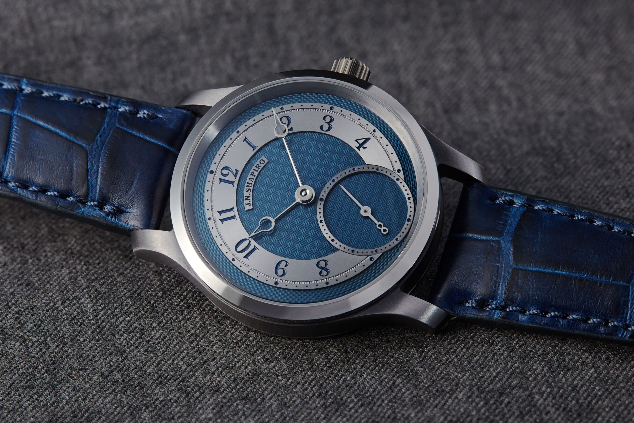 The J.N. Shapiro Infinity Tantalum Limited Edition marks the first tantalum case made in-house outside of Switzerland