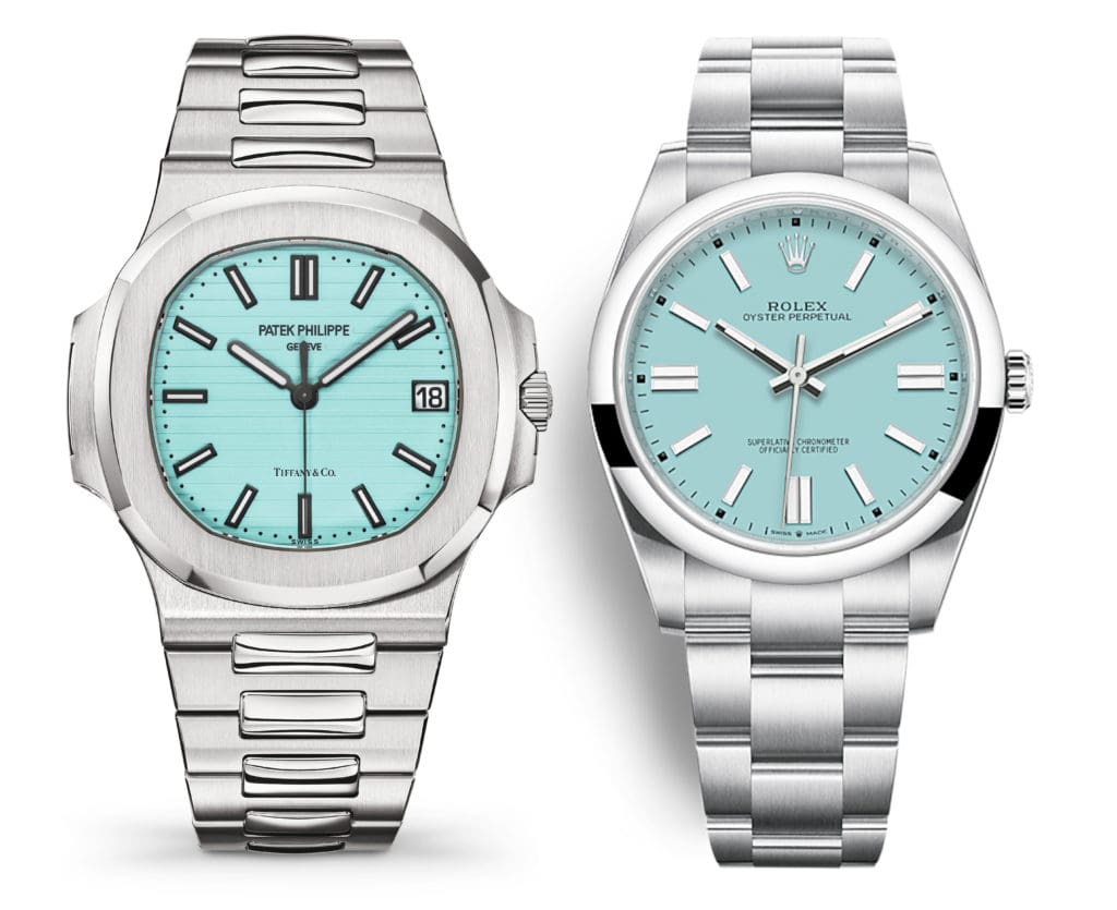 WATCH ANALYTICS WEDNESDAY: How the Tiffany Blue Nautilus affected the Rolex OP Turquoise price
