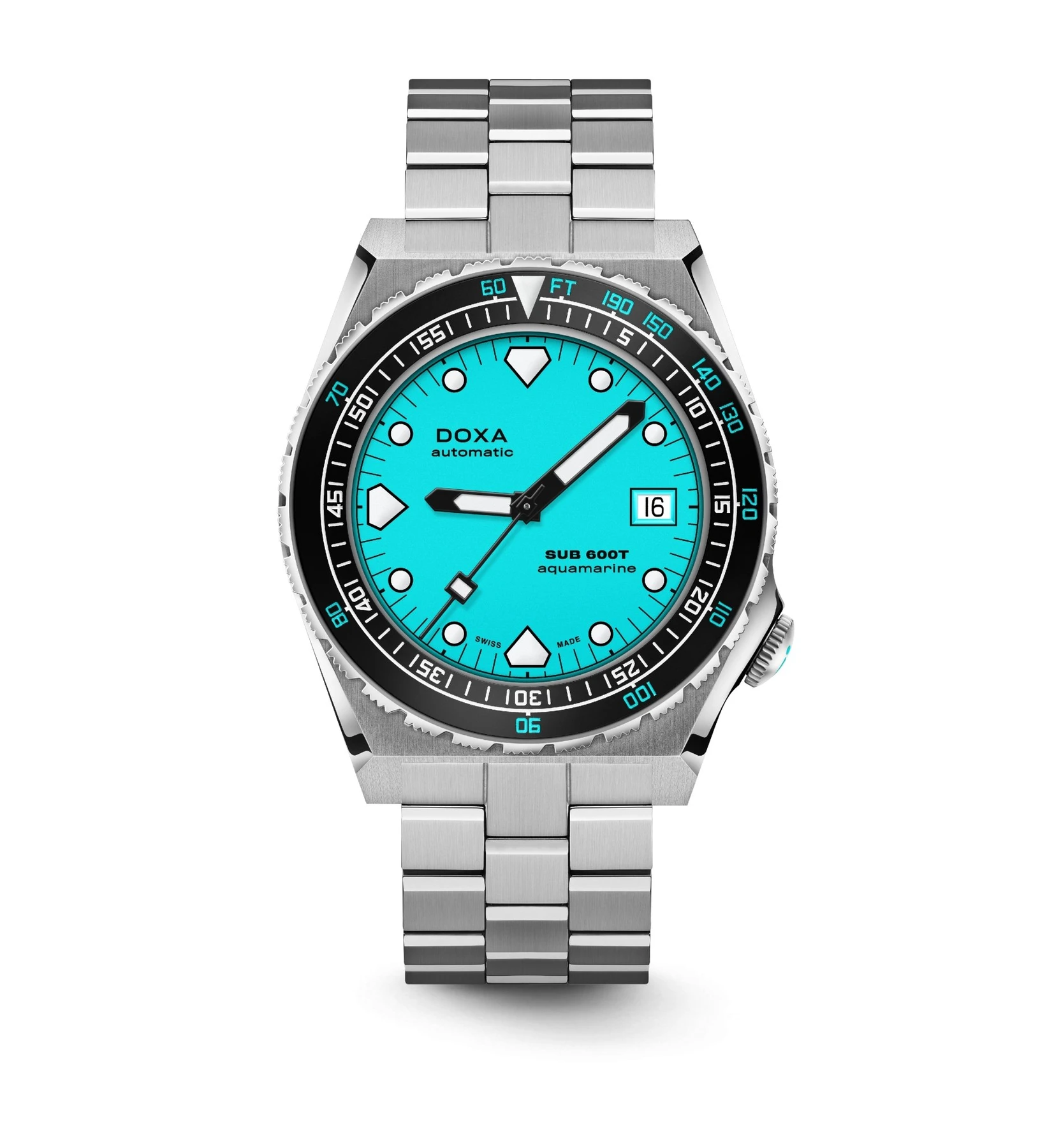 Tiffany blue colored dials