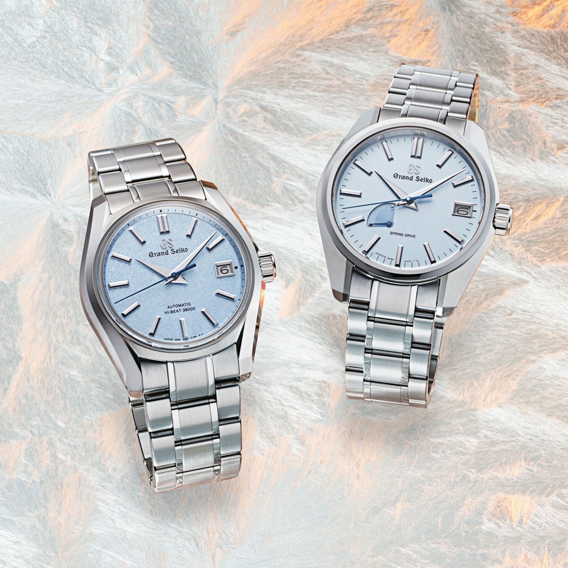 INTRODUCING: Grand Seiko kicks off 2022 with icy blue dials, one of which is kira-zuri!