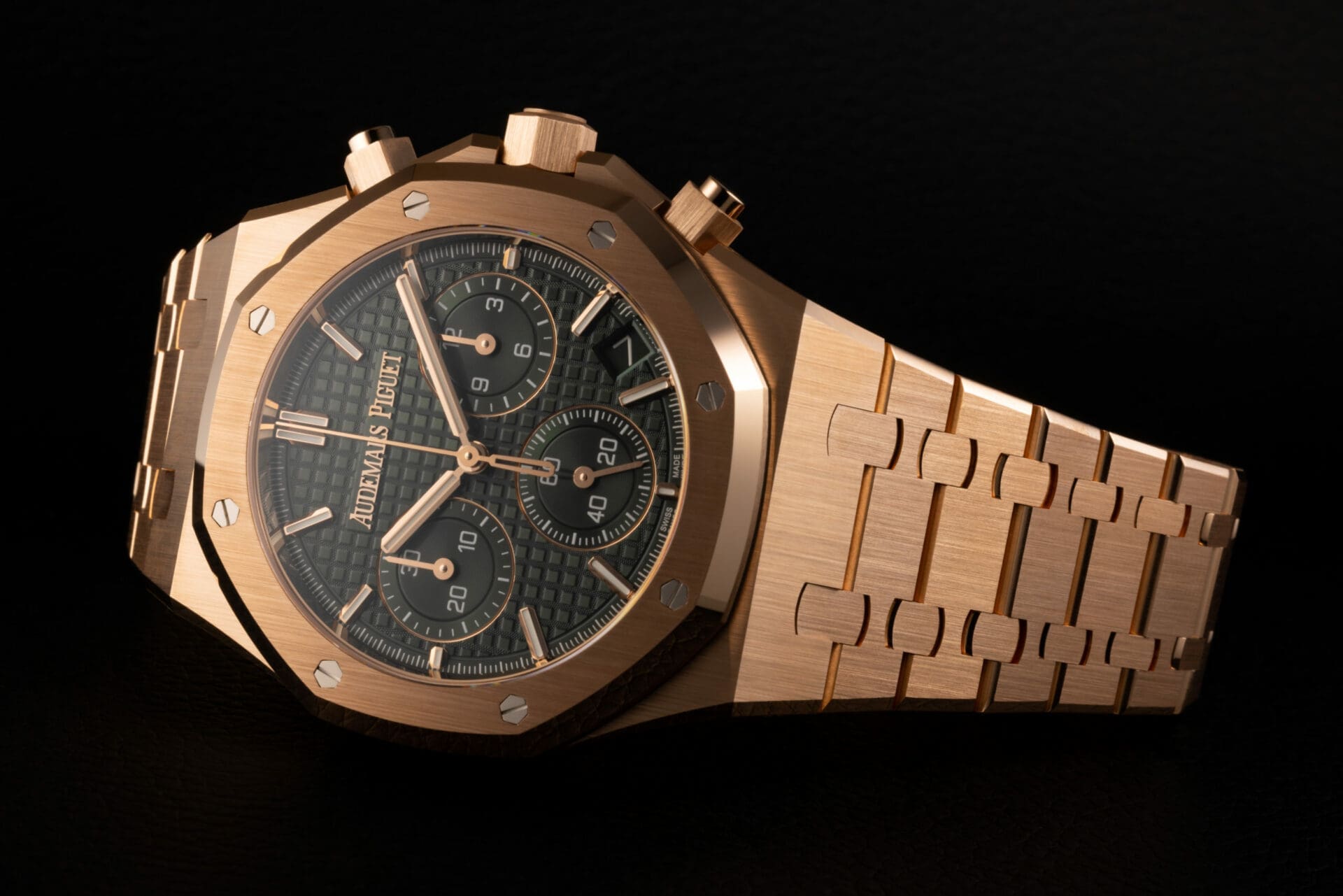 Audemars Piguet Royal Oak Chronograph 41mm Rose Gold Green Dial 26240or.oo.1320or.08