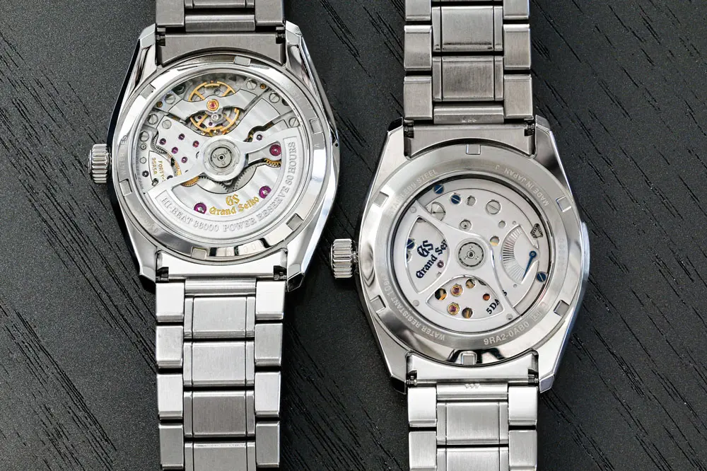 The differences between the Grand Seiko SLGA009 and SLGH005