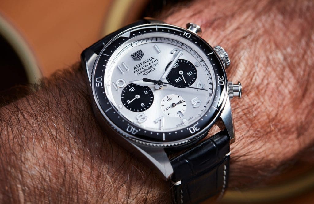VIDEO: The TAG Heuer Autavia Chronometer Flyback 60th Anniversary Silver Panda