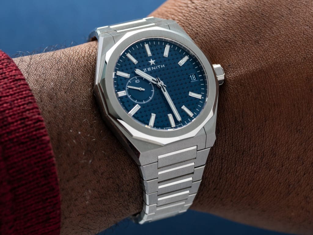 HANDS-ON: The Zenith Defy Skyline brings a 1/10th of a second counter to a time and date watch