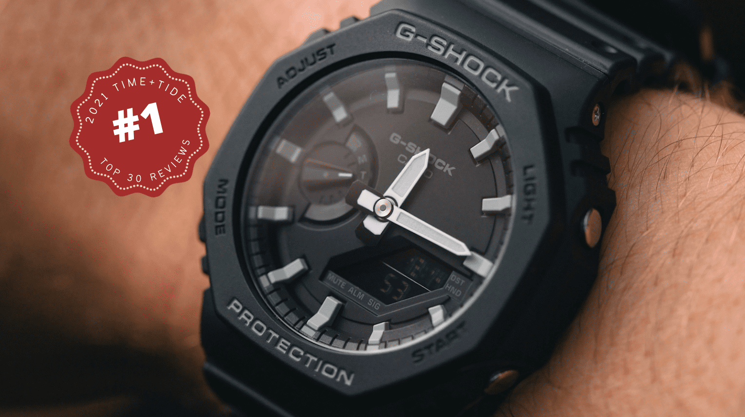 OUR TOP WATCH REVIEW OF 2021: The Casio G-Shock GA2100-1A 'CasiOak'