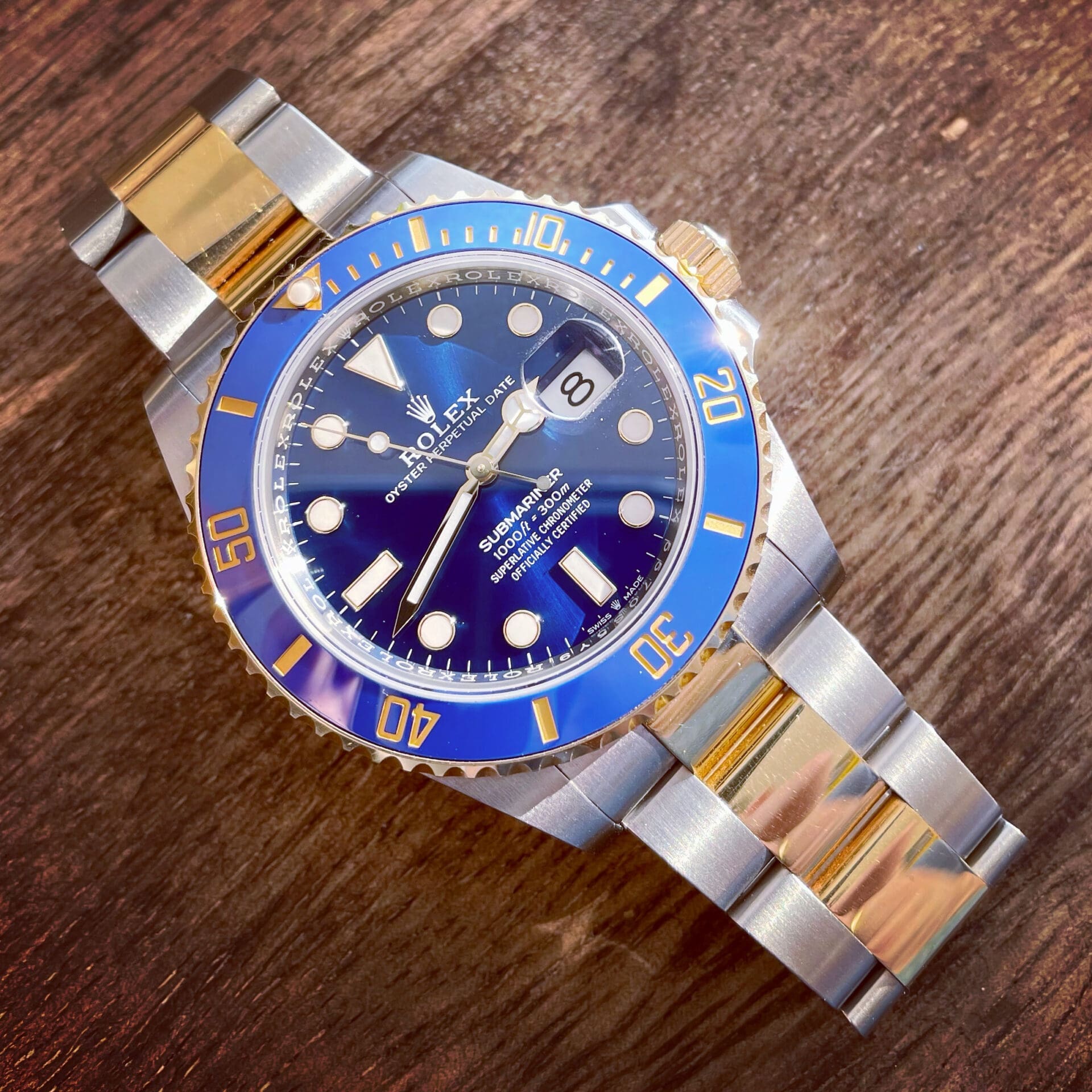 Rolex Submariner Yellow Gold Band Wristwatches for sale