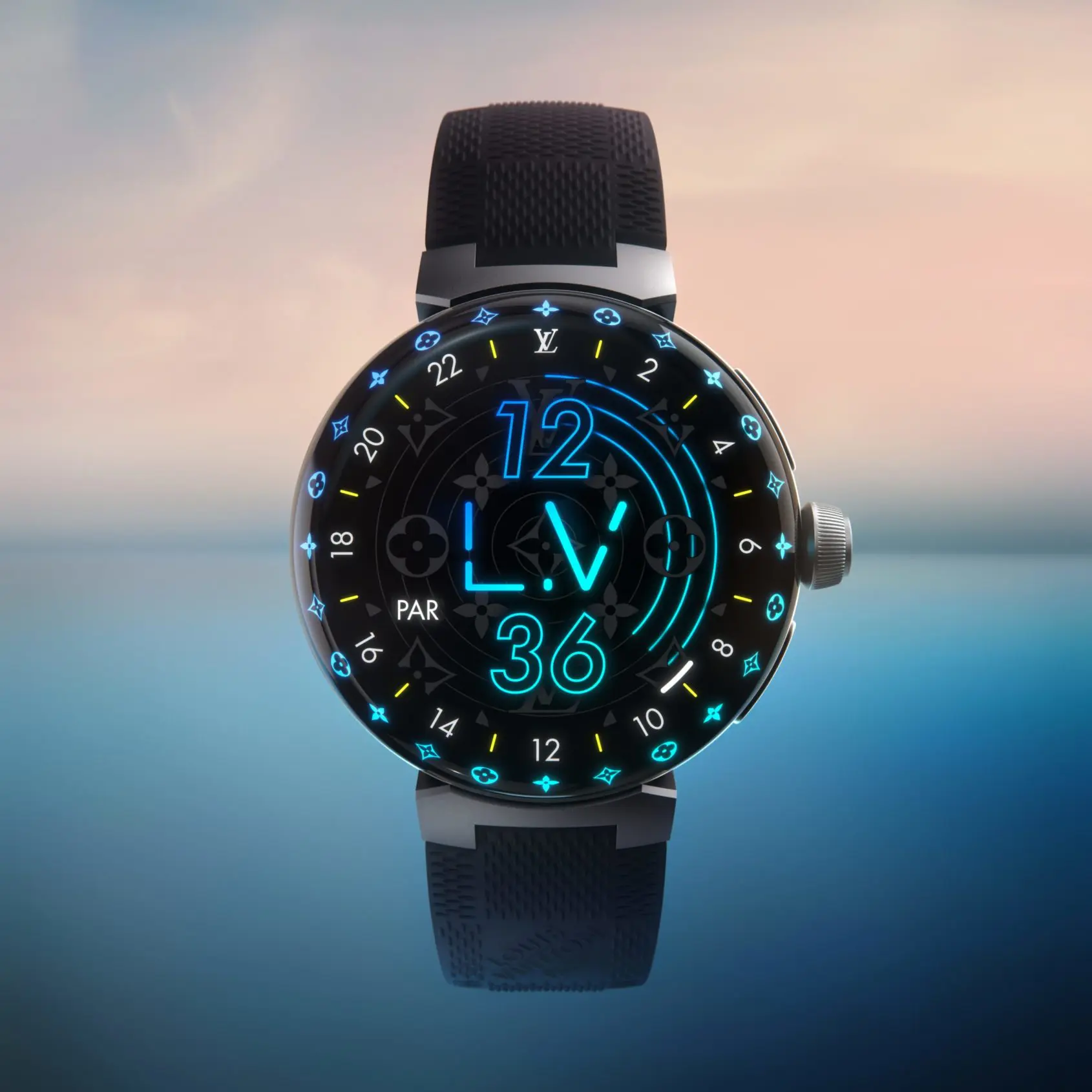 Louis Vuitton Tambour Horizon Light Up watch provides the feeling of an  edgeless screen » Gadget Flow