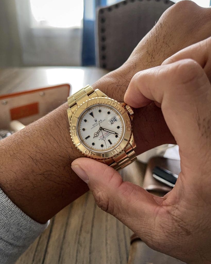 Meet our new Social Media Manager and the gold Rolex Yacht-Master that ignited his love for watches