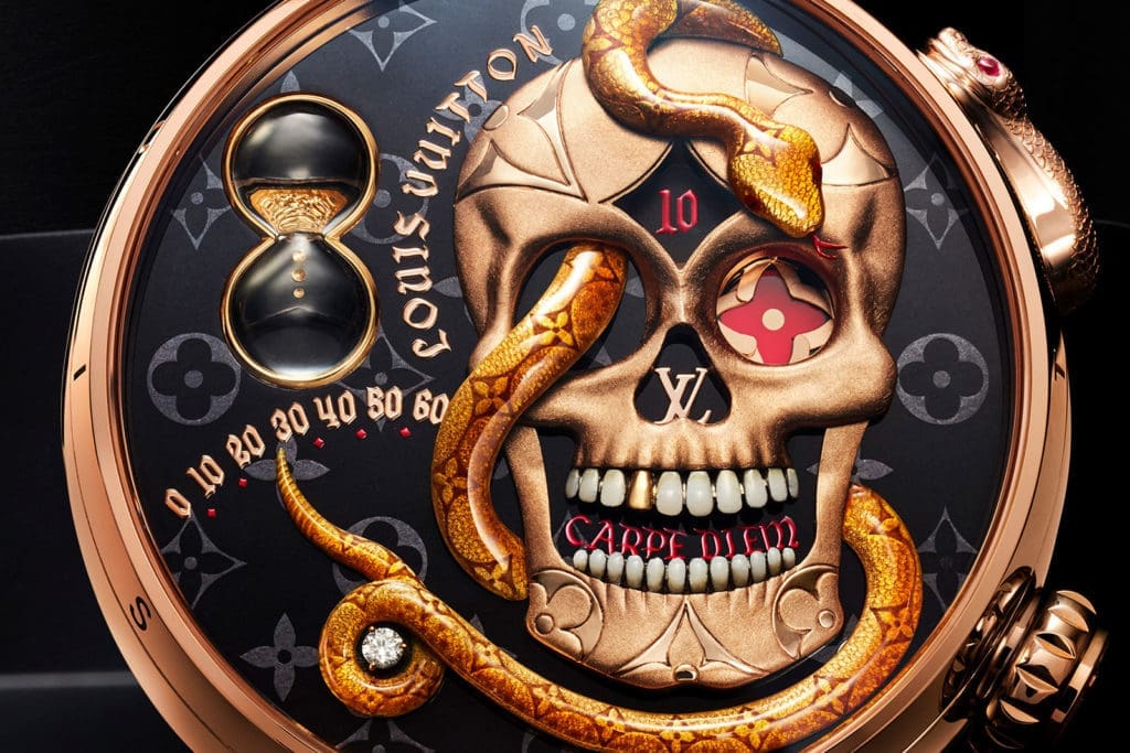The Louis Vuitton Tambour Carpe Diem is pure horological poetry
