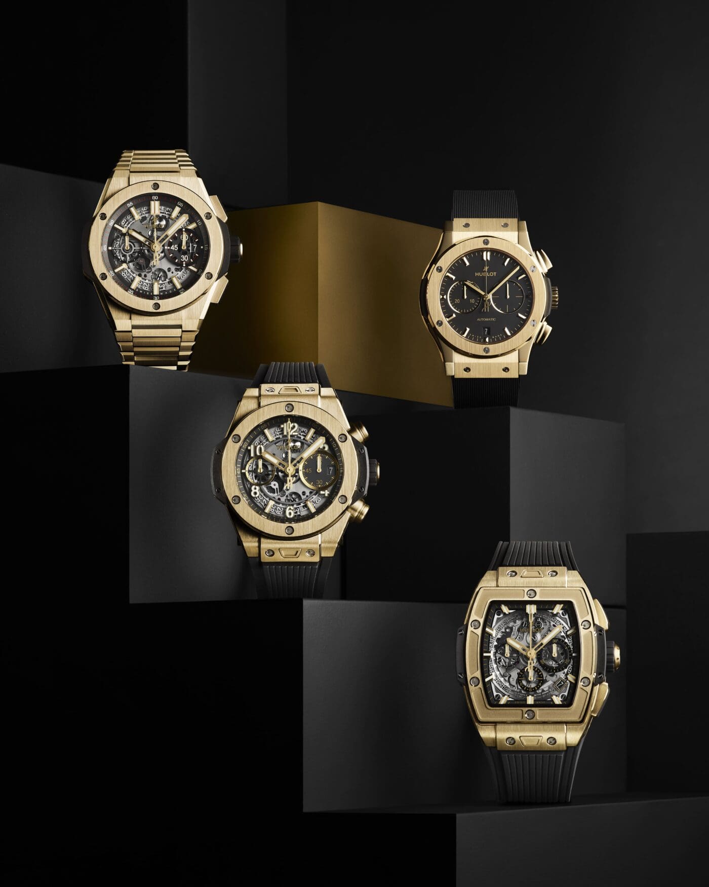 The Hublot Yellow Gold collection is a return to the brand’s trailblazing roots