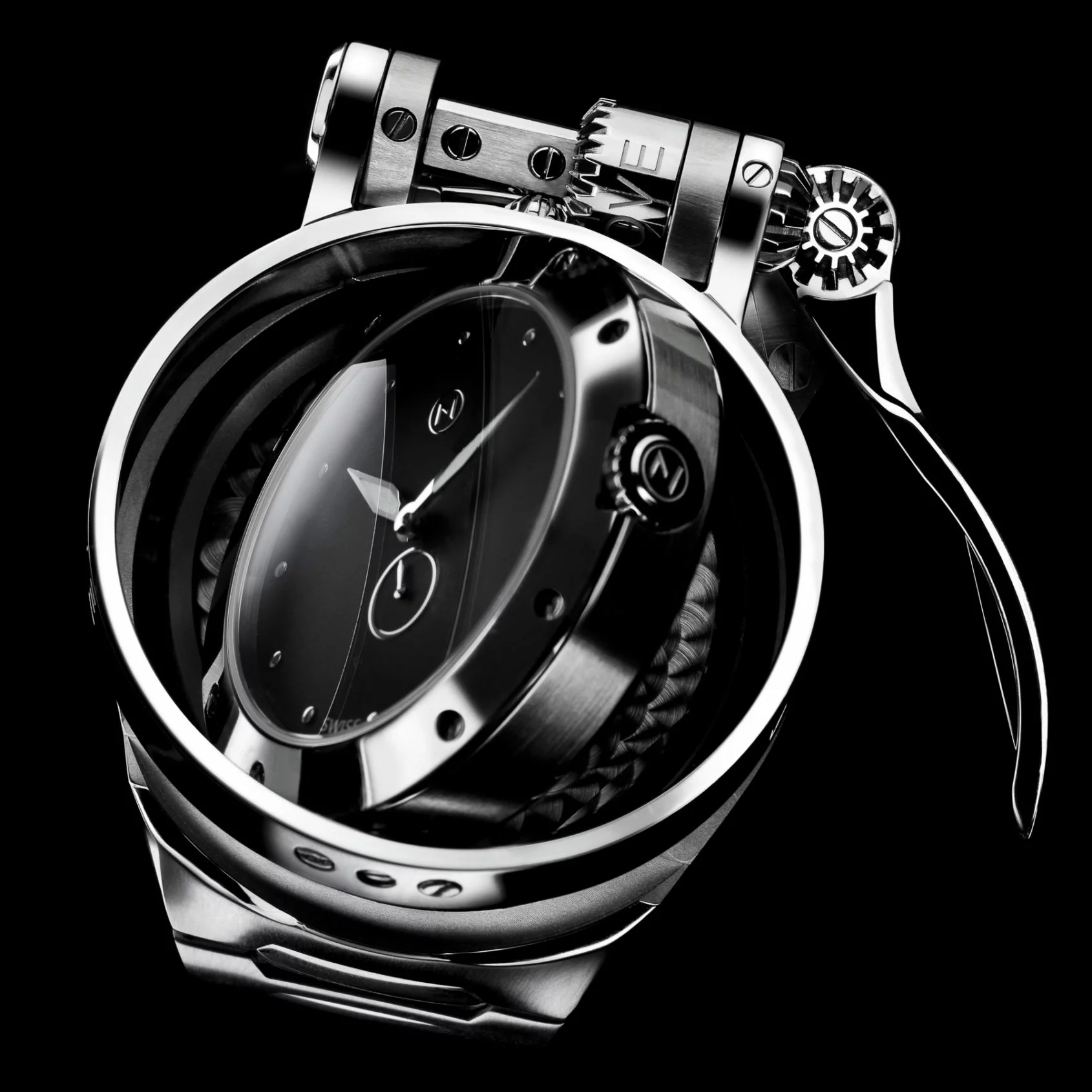 The NOVE Gemini is an elaborate alt take on a reversible-dial watch