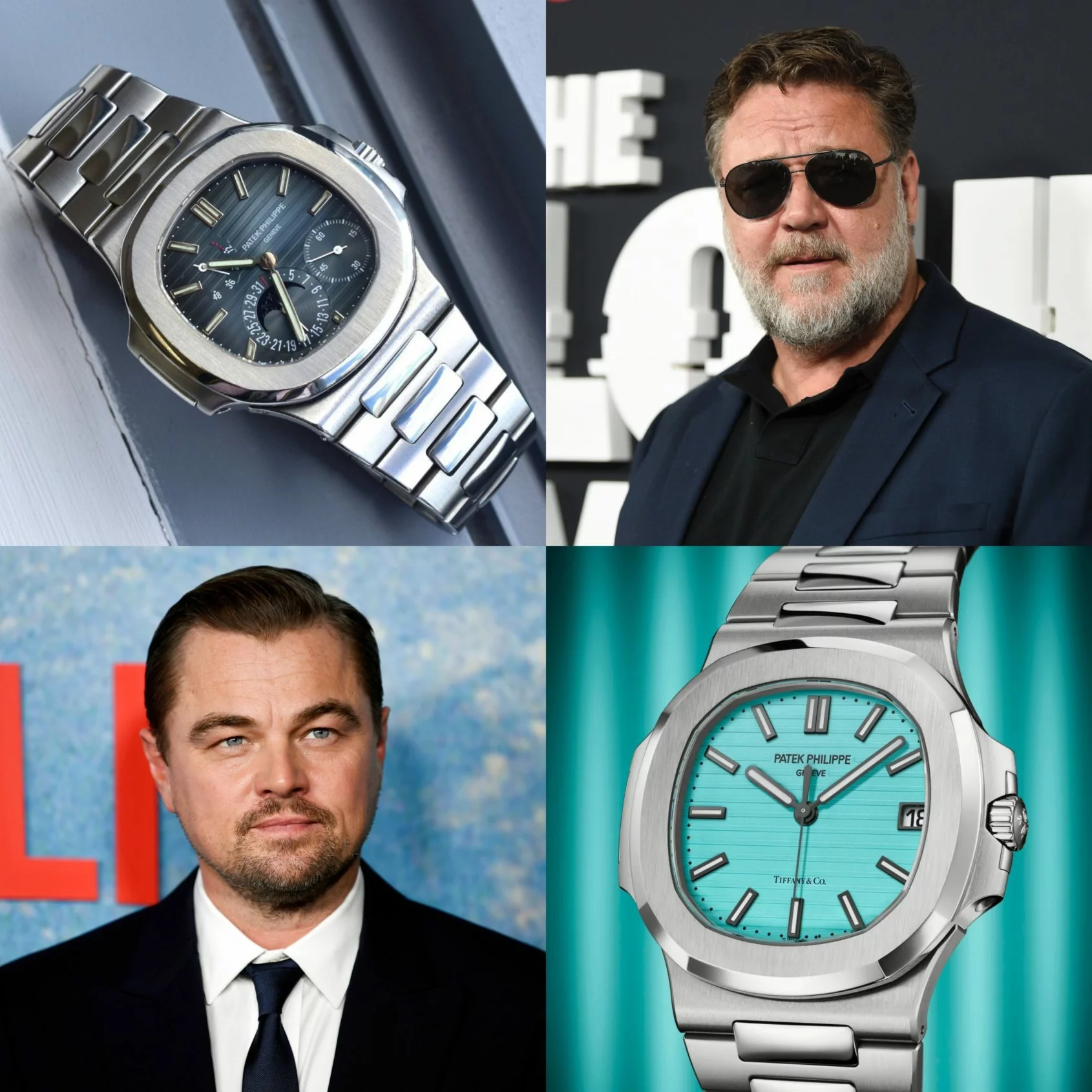 Wrist Check: Leonardo Dicaprio Joins the Patek Philippe Tiffany Blue Dial  Nautilus Family