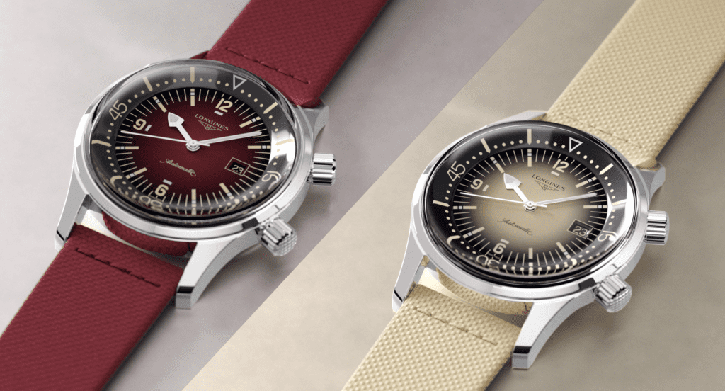 INTRODUCING: The Longines Legend Diver Watch adds new gradient dials to its repertoire