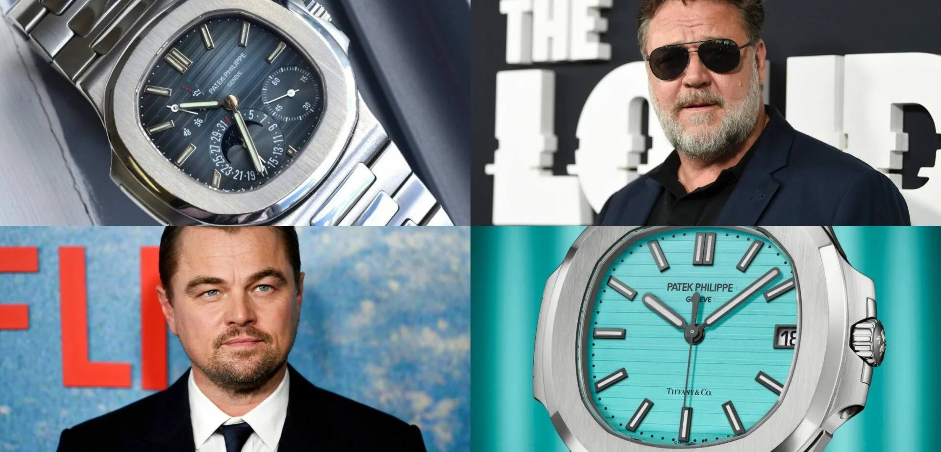 Leonardo DiCaprio – Patek Philippe 'Tiffany Blue Dial Nautilus
