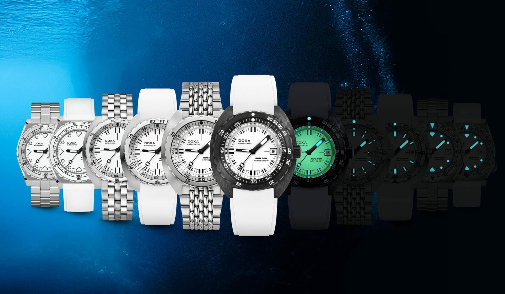 WATCHES & WONDERS – It’s a whitewash! The DOXA Whitepearl expands into multiple forms