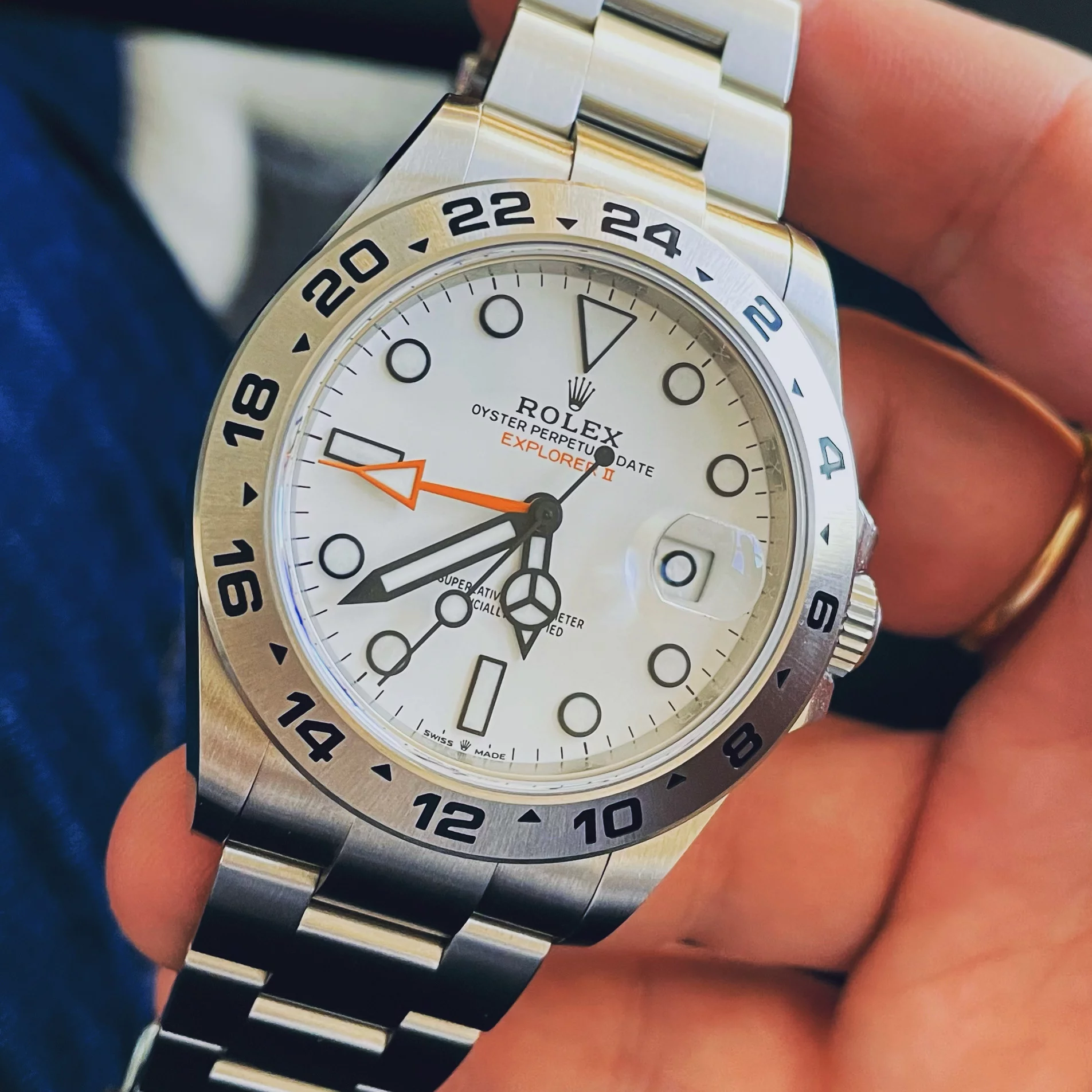 Rolex Explorer Ii White Hot Sale | bellvalefarms.com