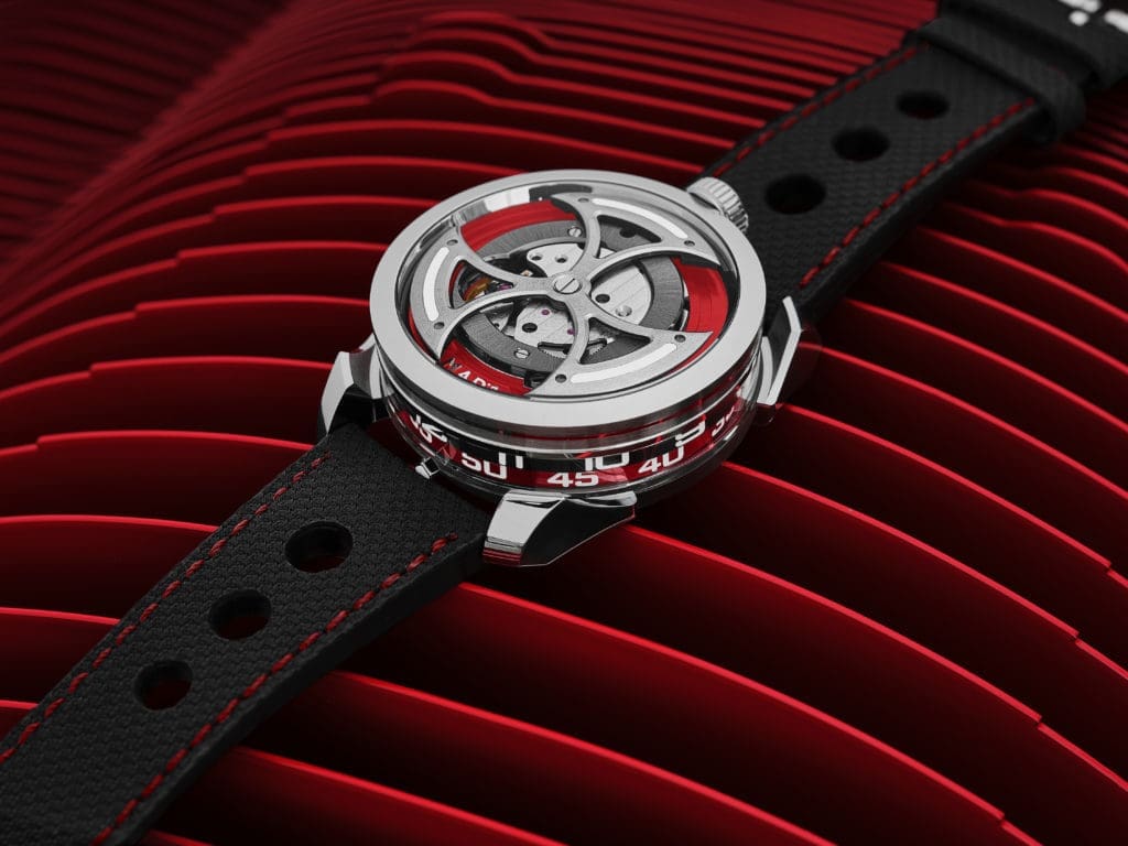 The new M.A.D.1 RED brings the coveted MB&F project to a wider audience