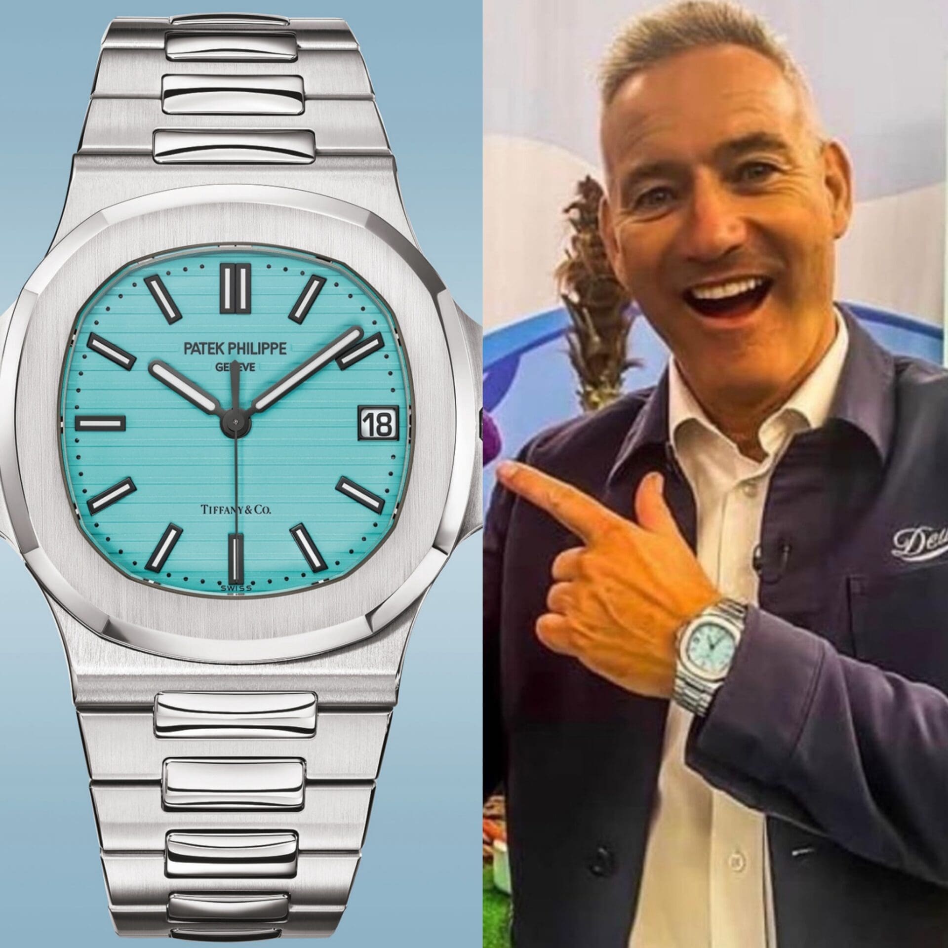 The Blue Wiggle joins LeBron and Jay-Z as the latest celeb to be spotted wearing the Patek Philippe Tiffany Blue