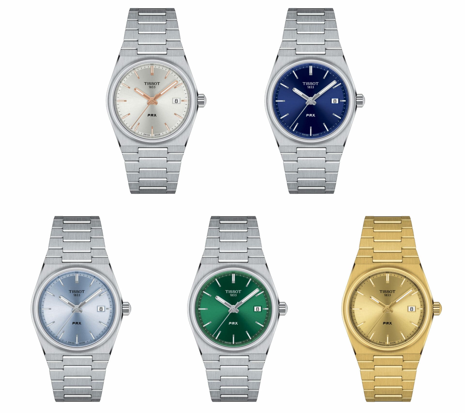 INTRODUCING: Five new Tissot PRX 35mm pieces get a bold new look