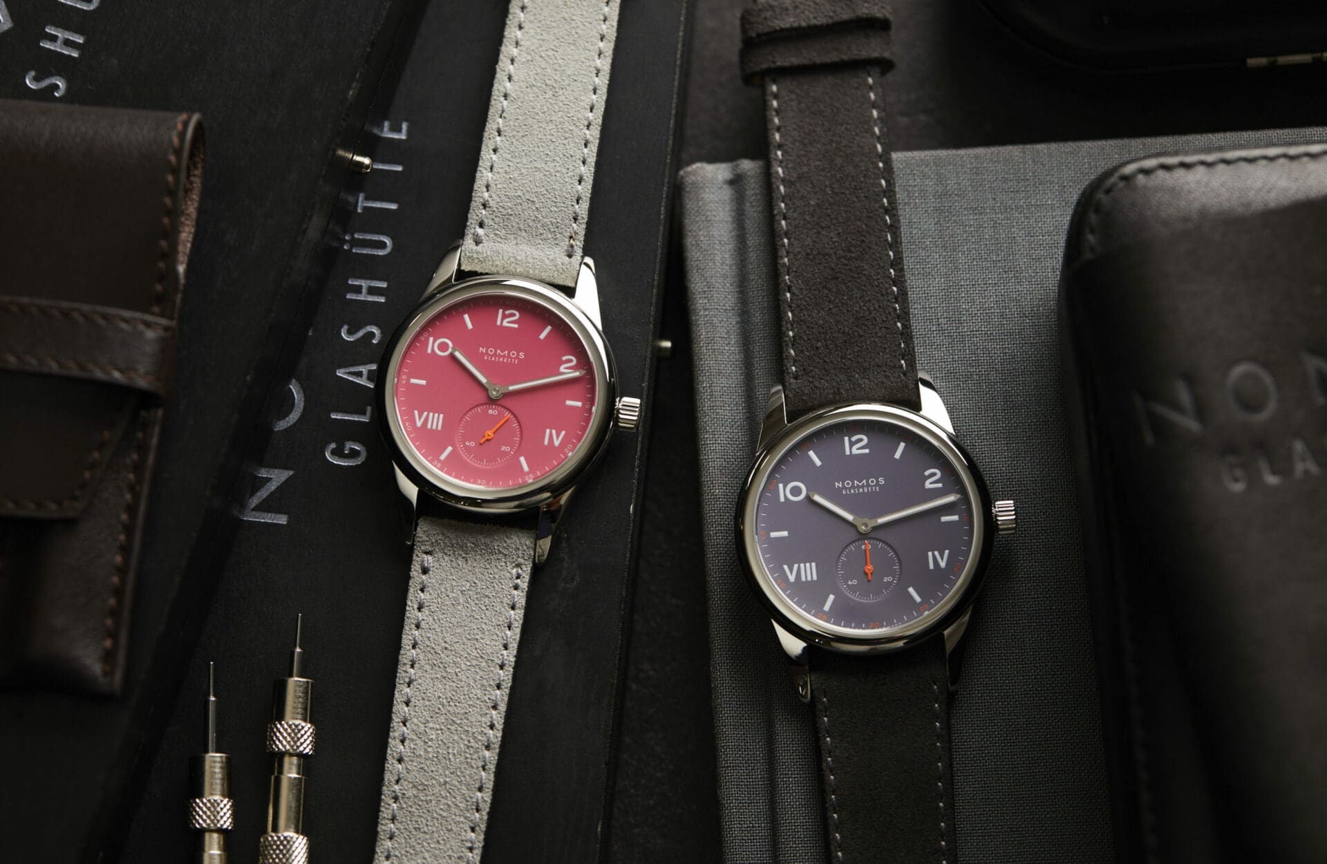 HANDS-ON: Pretty in pink (and purple) – NOMOS spin the colour wheel