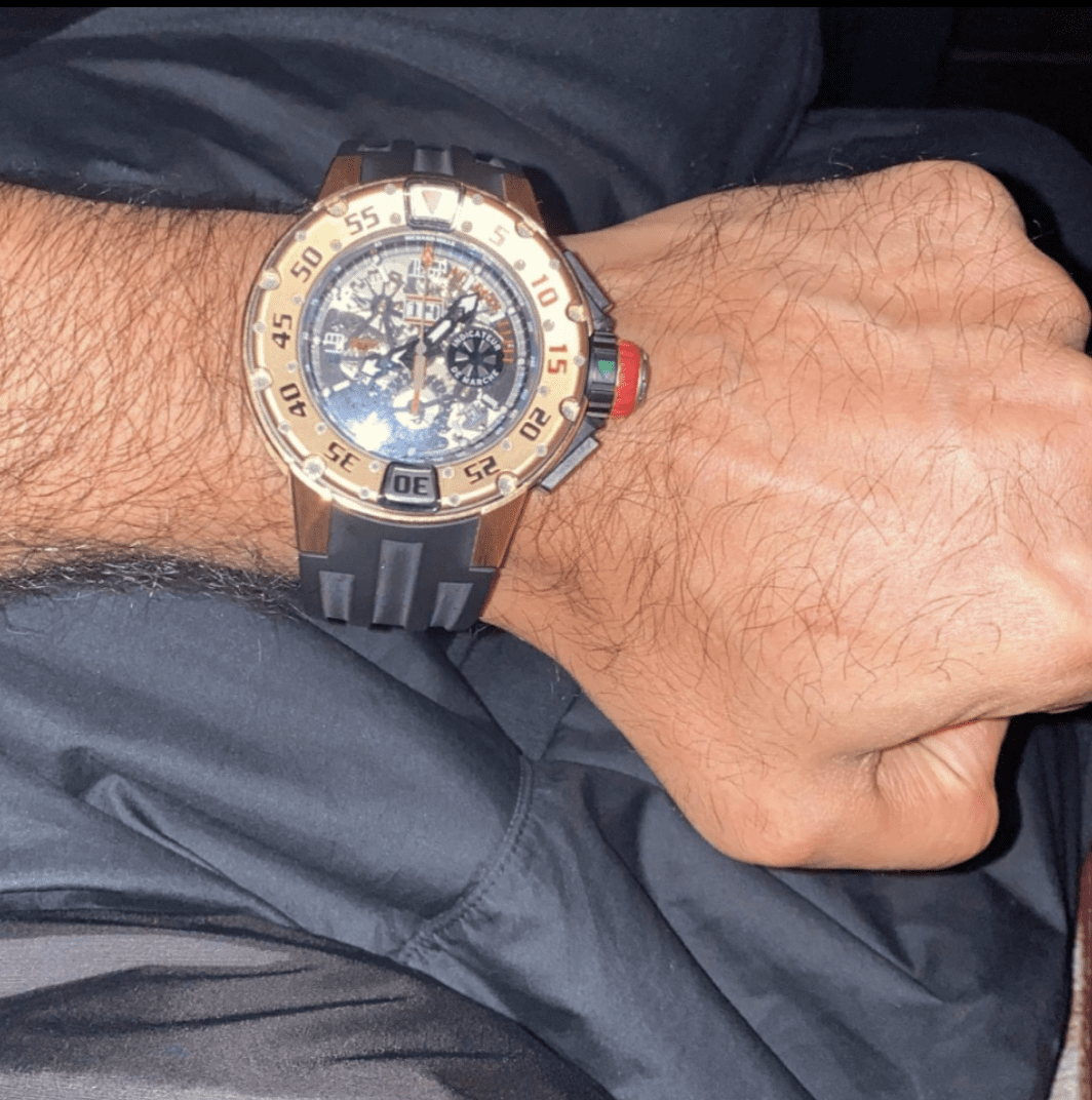 boxer Amir Khan robbed at gun point for 72 000 Franck Muller