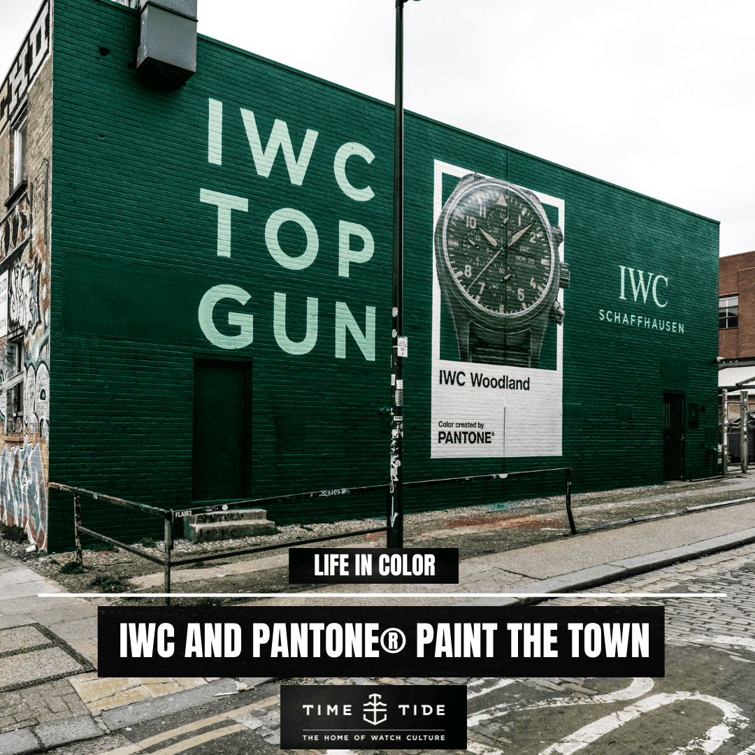 “About 80% of human experience is filtered through our eyes.” IWC proves the power of Pantone®
