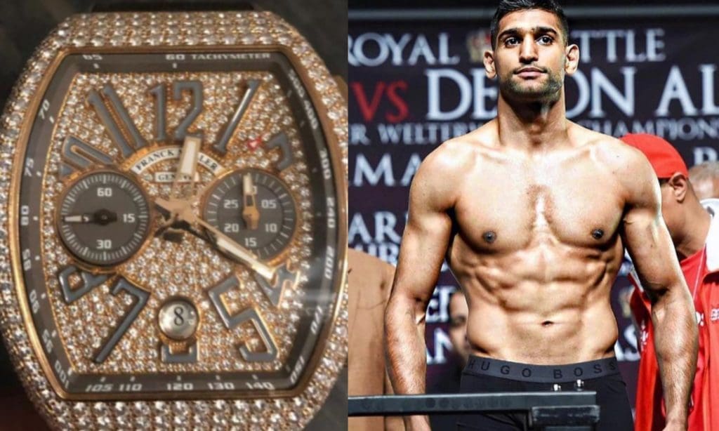 Boxer Amir Khan robbed at gun point for £72,000 Franck Muller Vanguard Chronograph