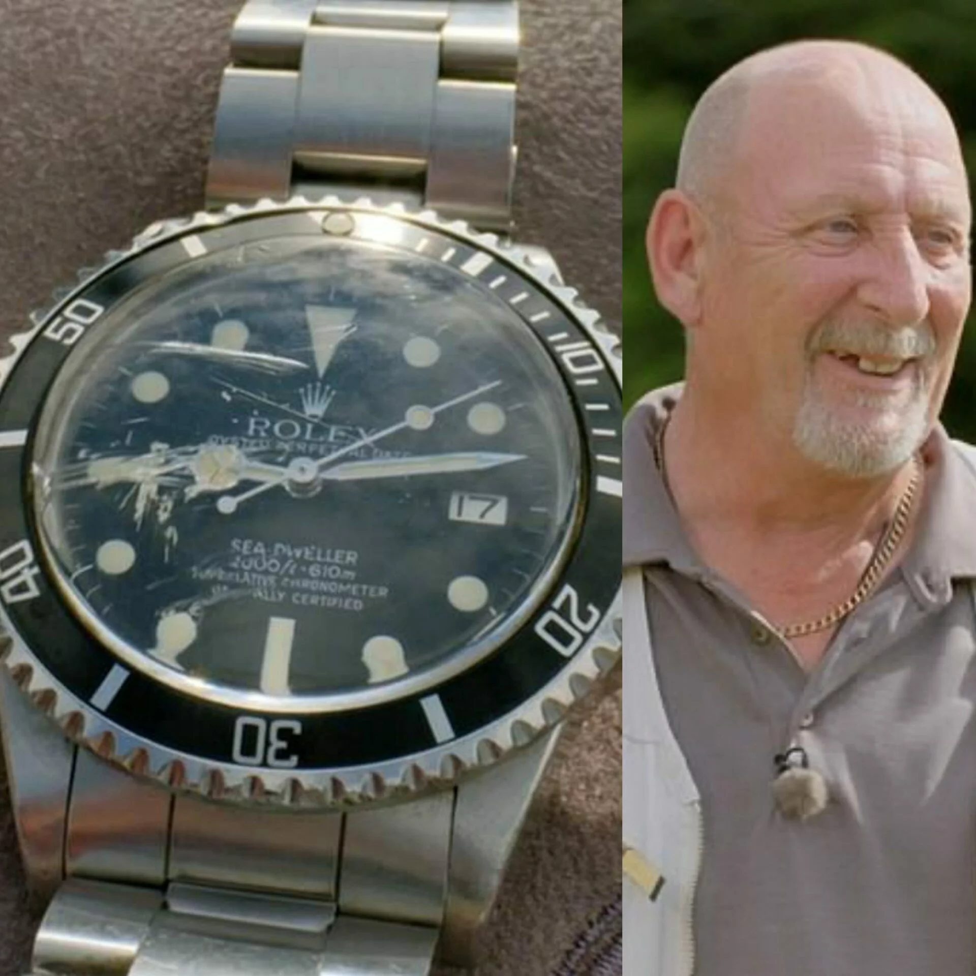 Scratched Rolex Sea Dweller gets shock valuation on Antiques Roadshow