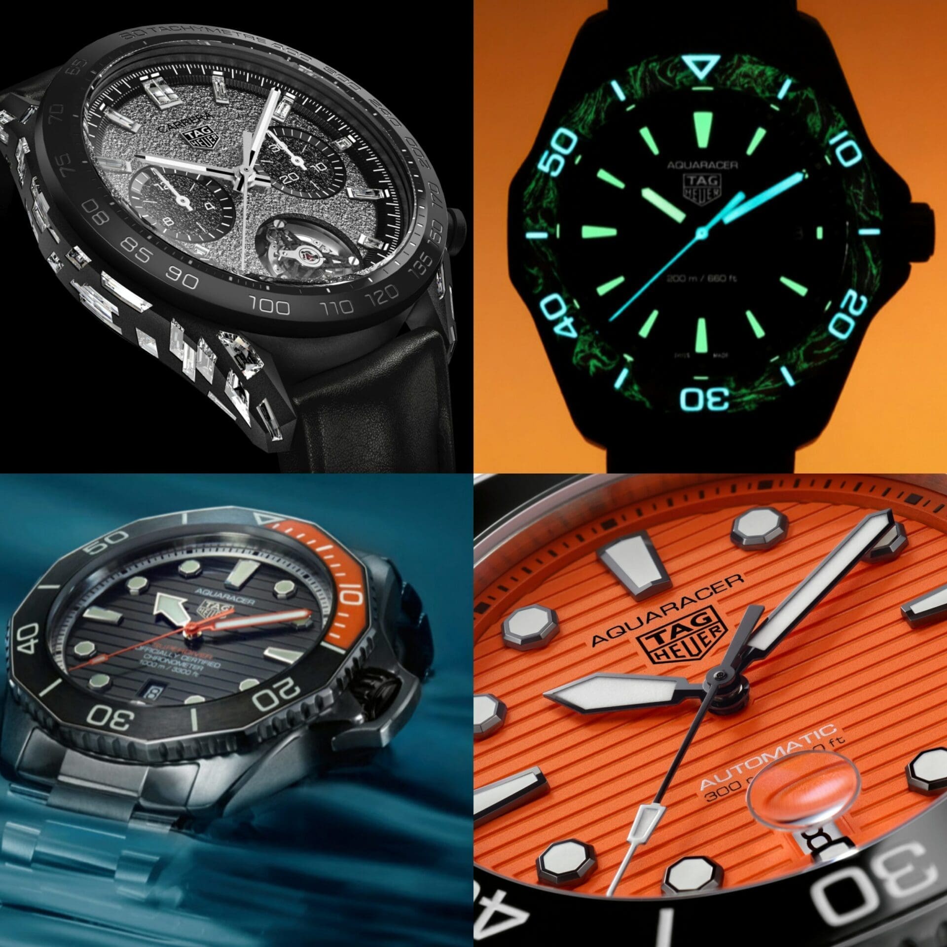 VIDEO: Unpacking the new TAG Heuer releases from lab-grown diamonds to serious divers