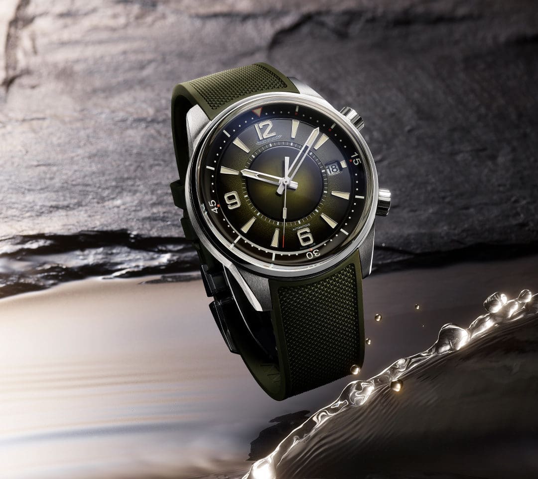 The new Jaeger-LeCoultre Polaris Date green is a fine take on a gentleman’s sports watch