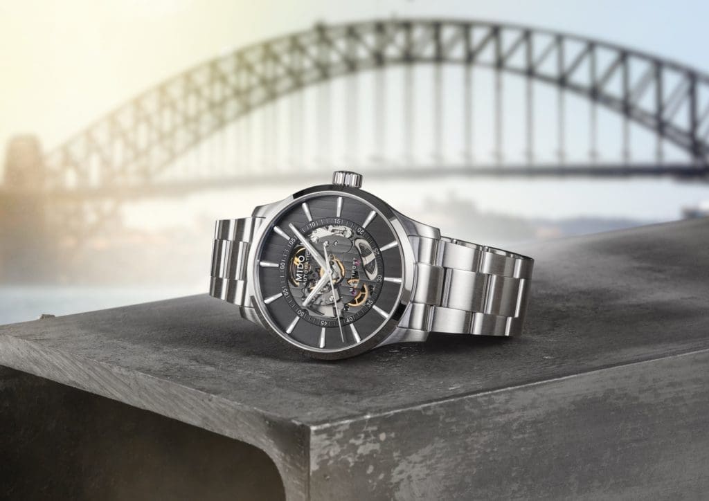 INTRODUCING: The Mido Multifort Skeleton Vertigo is a strong value play inspired by a true Aussie icon