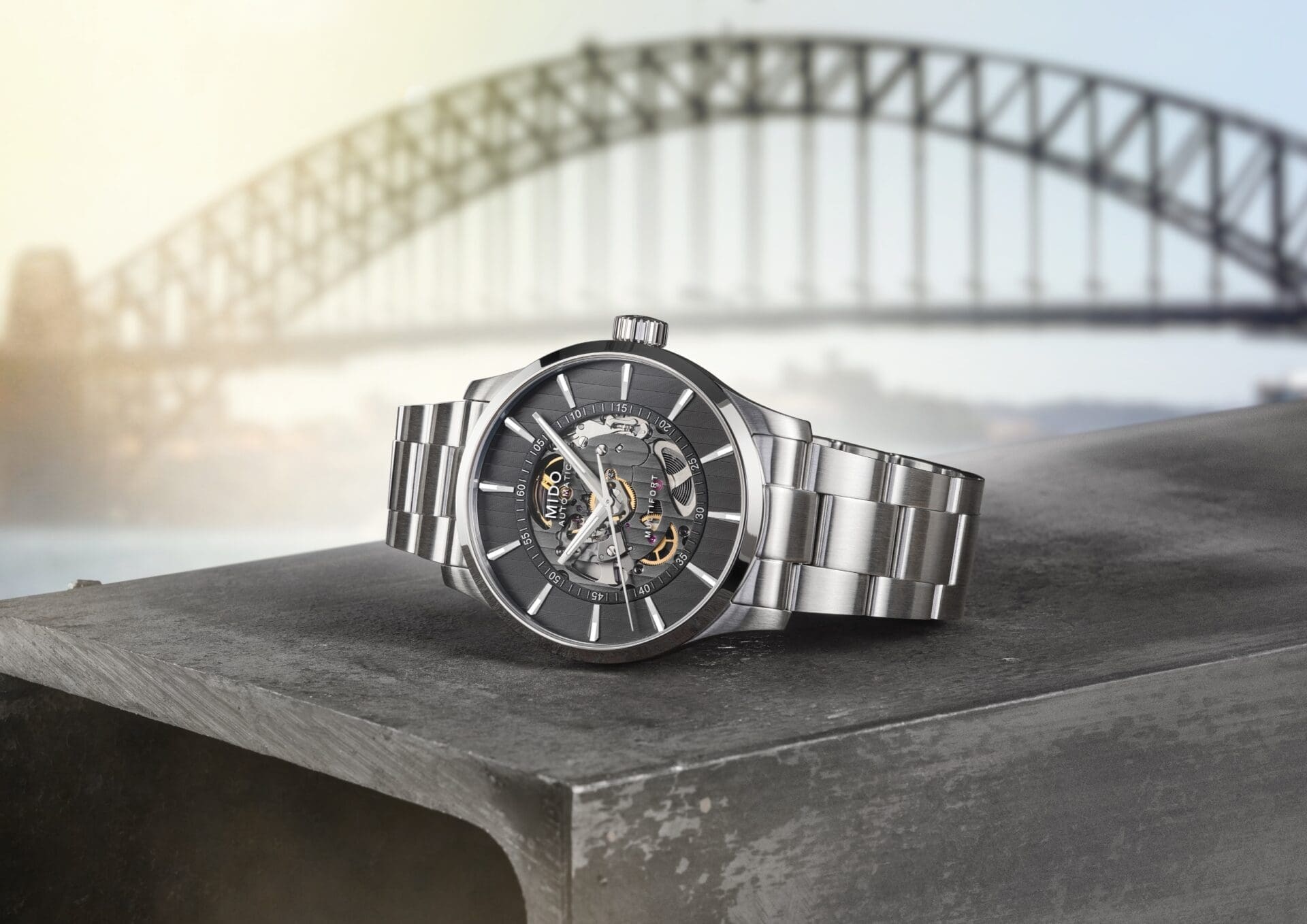 INTRODUCING: The Mido Multifort Skeleton Vertigo is a strong value play inspired by a true Aussie icon