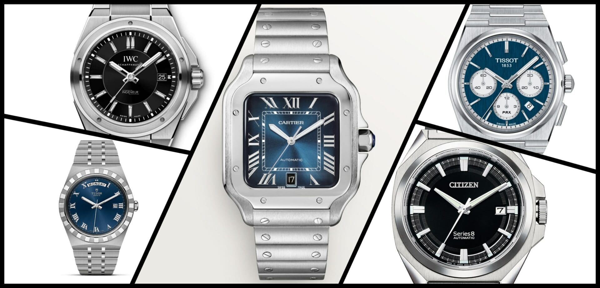 Five great integrated-bracelet watches for under $10,000