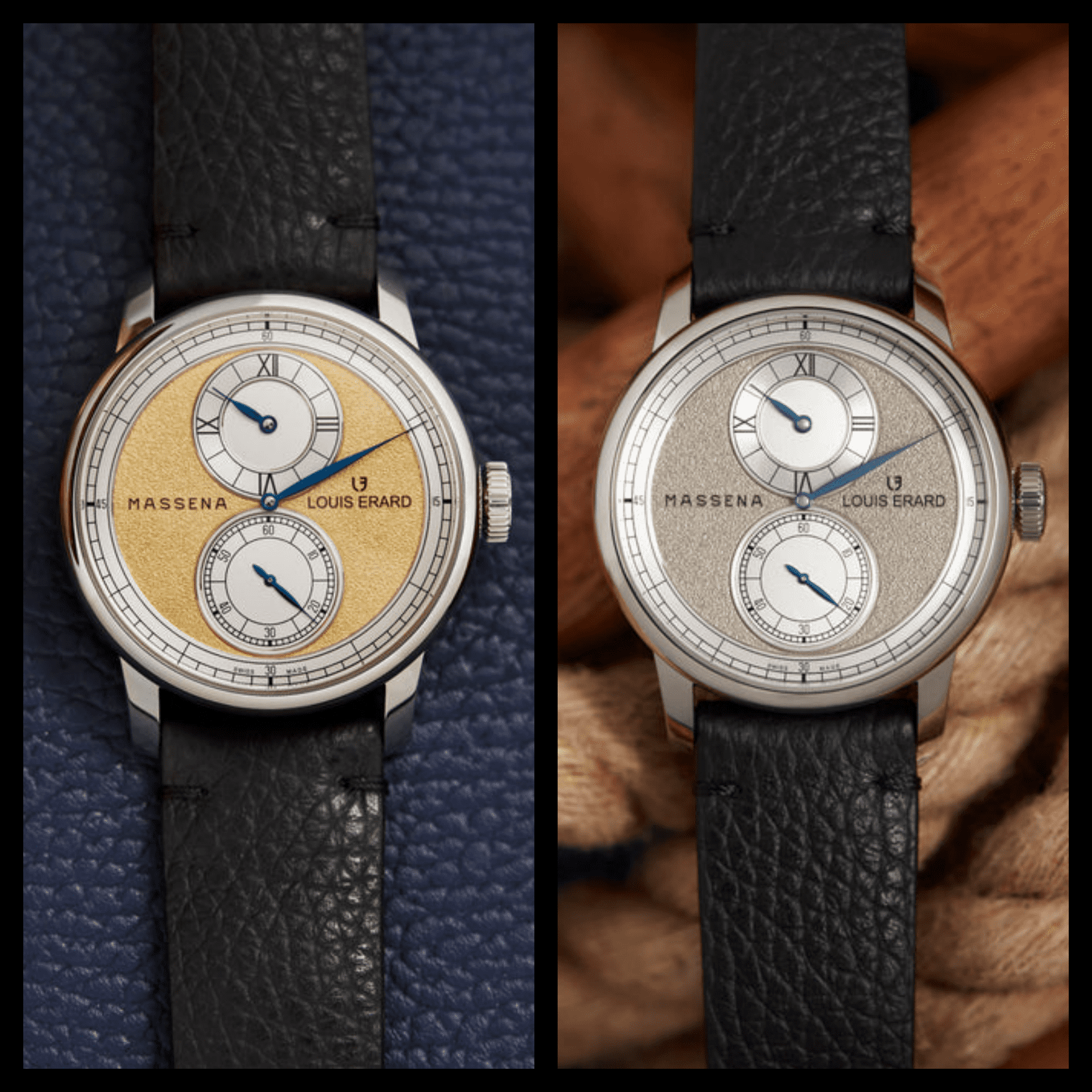 INTRODUCING: Louis Erard x Massena LAB team up to debut two frosty Le Régulateur limited editions