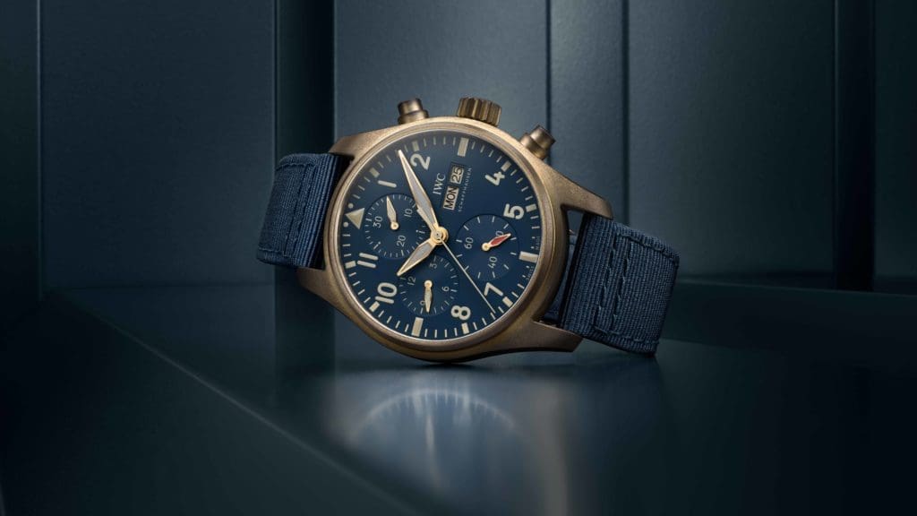 INTRODUCING: The IWC Bronze Pilot’s Chronograph 41 offers a grittier take on a rising trend