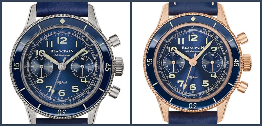 INTRODUCING: The Blancpain Air Command delivers new pilot’s chronographs under 37mm