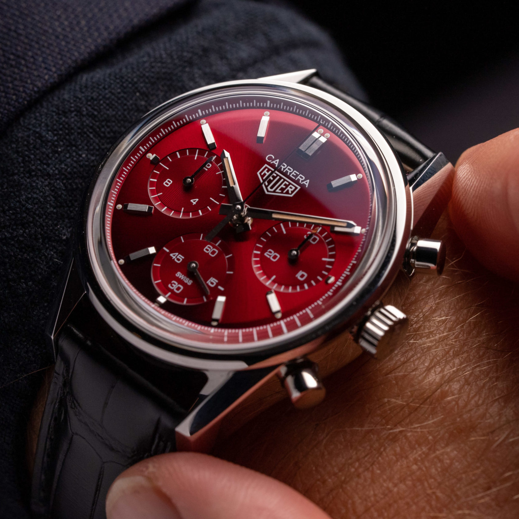 VIDEO: Cherry, cherry baby. TAG Heuer debuts new Carrera Red Dial Limited Edition