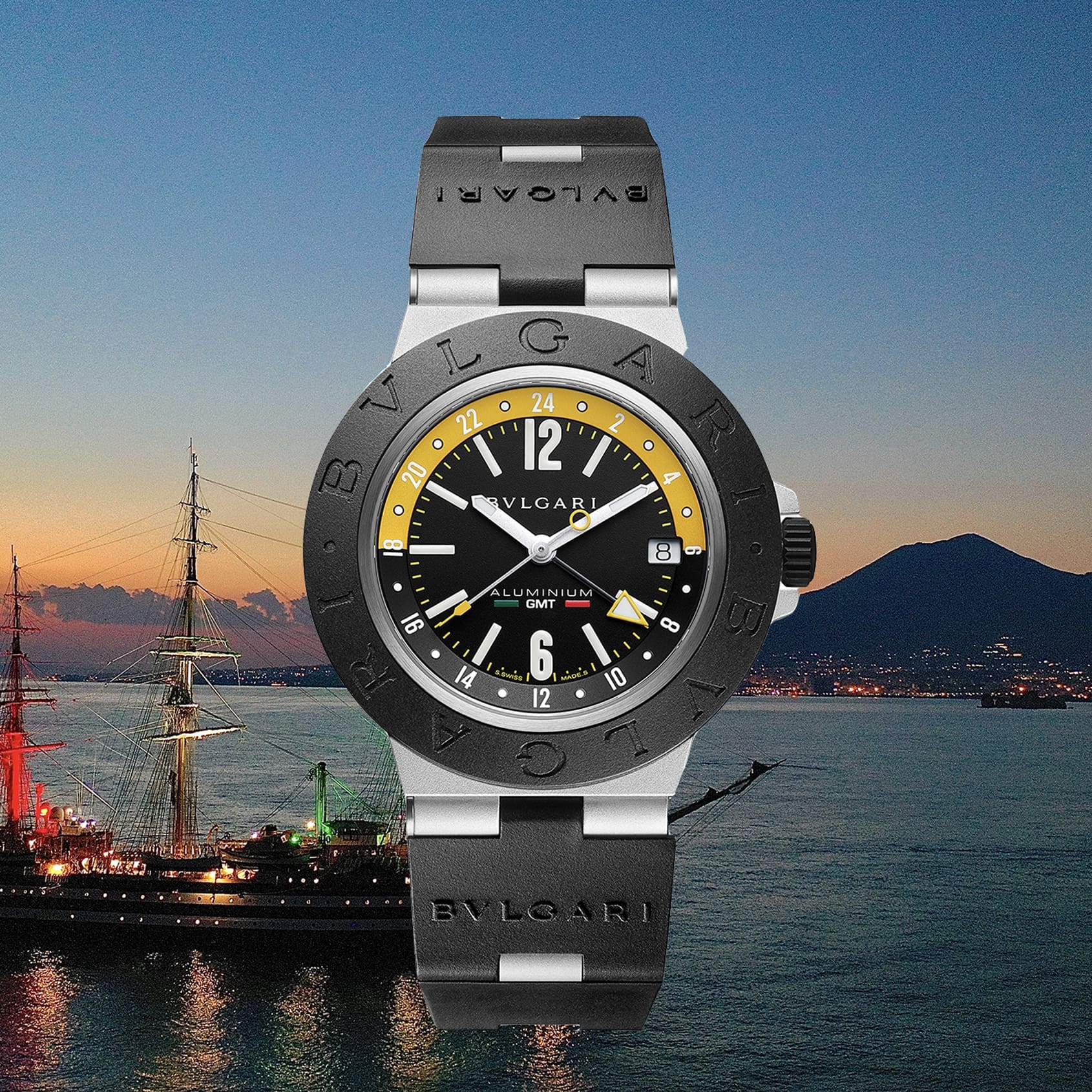 INTRODUCING: The Bulgari Aluminium GMT Amerigo Vespucci sets sail
