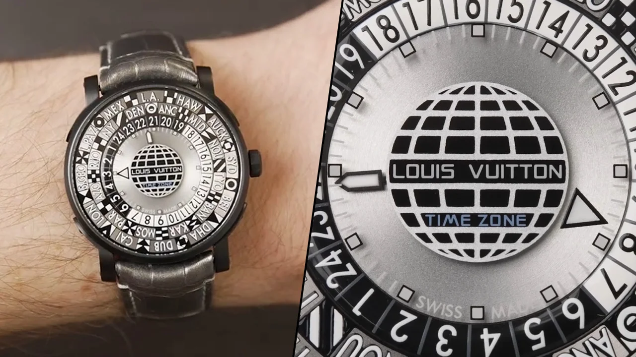 Louis Vuitton - Montre Louis Vuitton Escale Time Zone